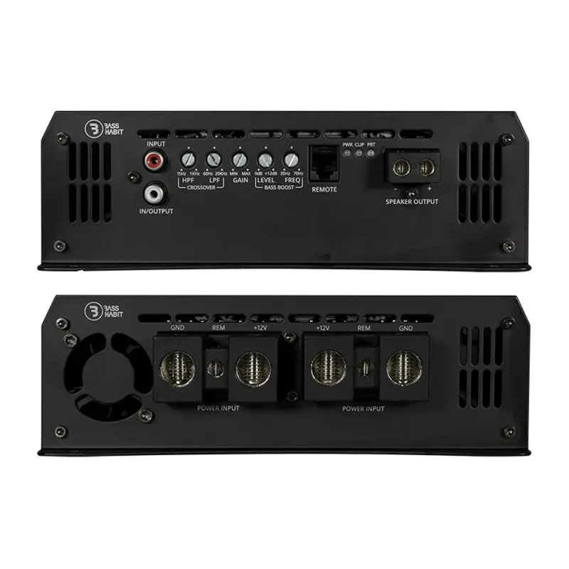 Bass Habit SPL ELITE 5100.1DF Monoforsterker, 5100W RMS, 1 Ohm