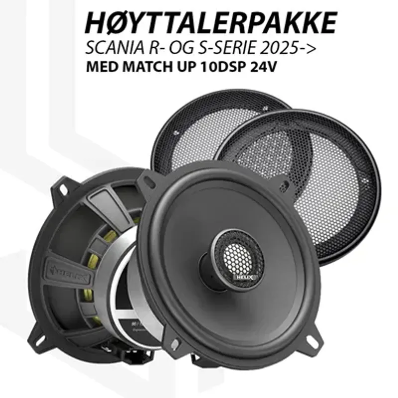 Scania R & S Serie 2025- Helix Compose høyttalerpakke Bak