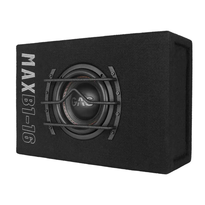 GAS 6.5`` basspakke. 6,5`` MAD subwoofer i kasse og forsterker MAX 600W RMS