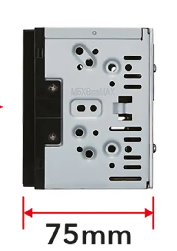 Kenwood DMX5020DABS m/trådløs adapter 2-DIN MEDIASPILLER - DAB BT USB/IPHONE